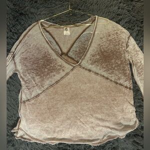 Free People - Waffle Long Sleeve